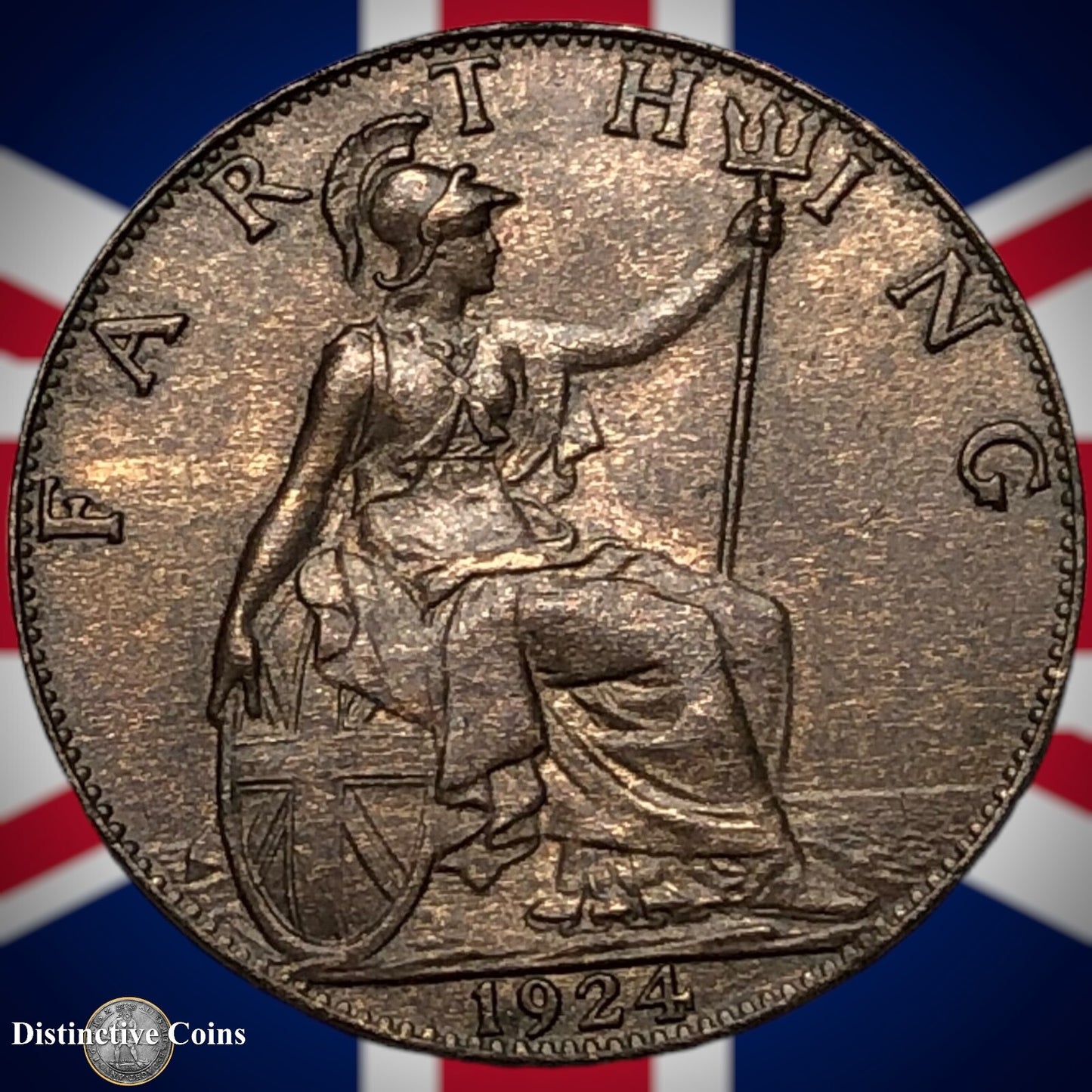 Great Britain 1924 Farthing 1/4d GB4807