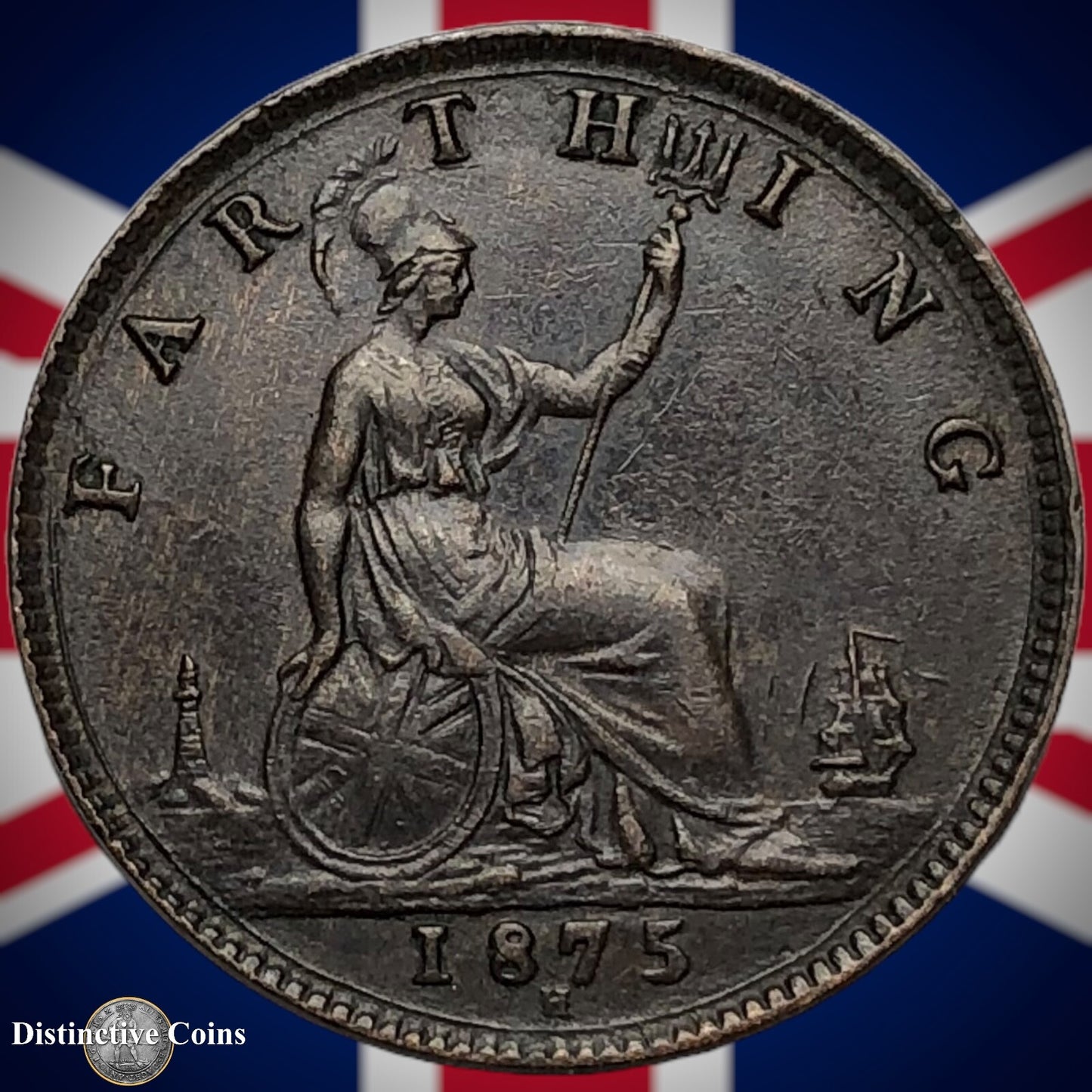 Great Britain 1875 H Farthing 1/4d GB3761