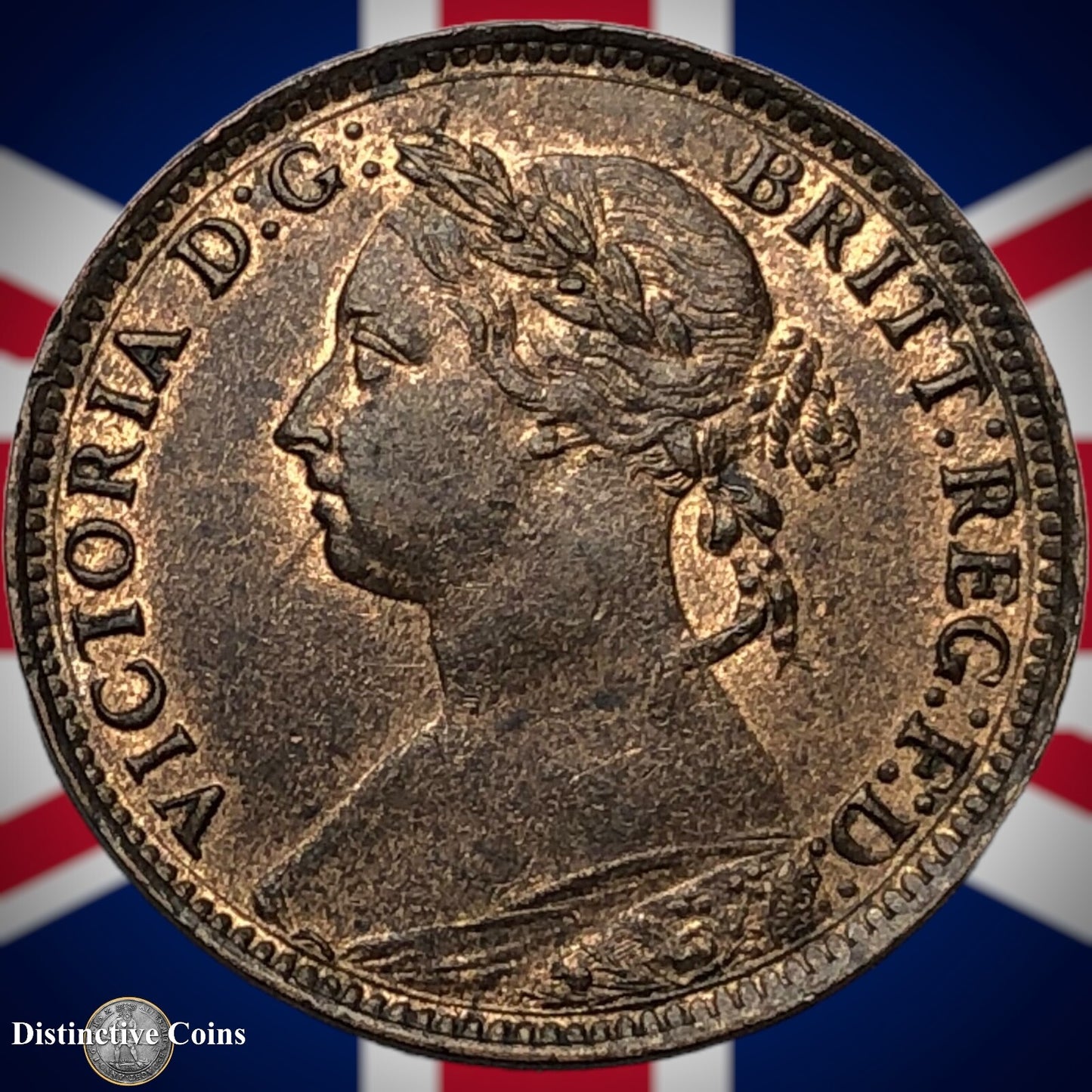 Great Britain 1886 Farthing 1/4d GB4237