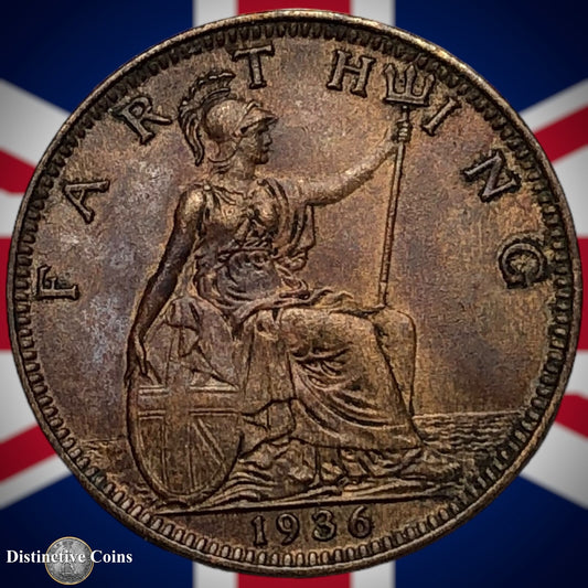 Great Britain 1936 Farthing 1/4d GB4965