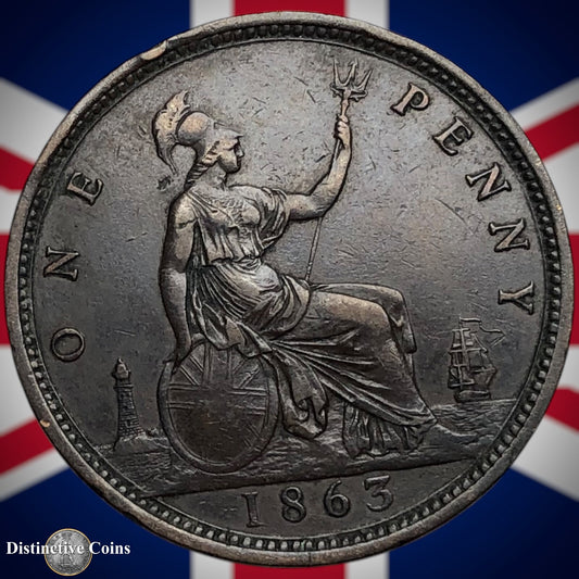Great Britain 1863 Penny 1d GB6252