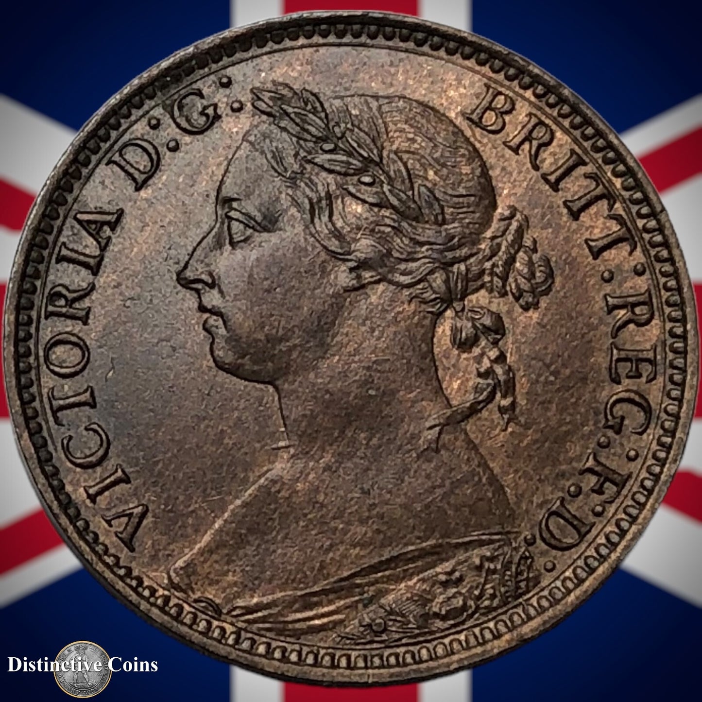 Great Britain 1884 Farthing 1/4d GB4132