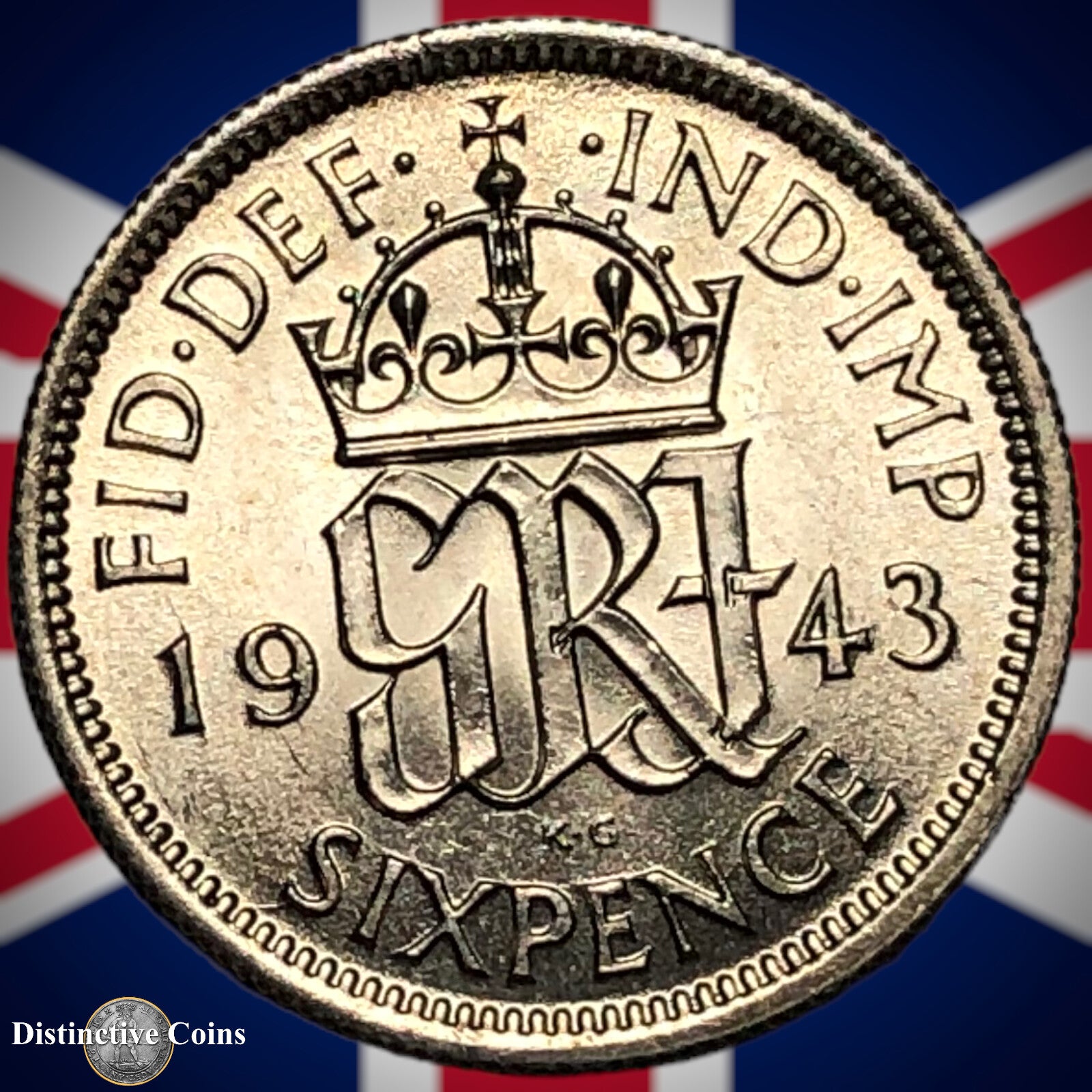 Great Britain 1943 Six Pence GB1740