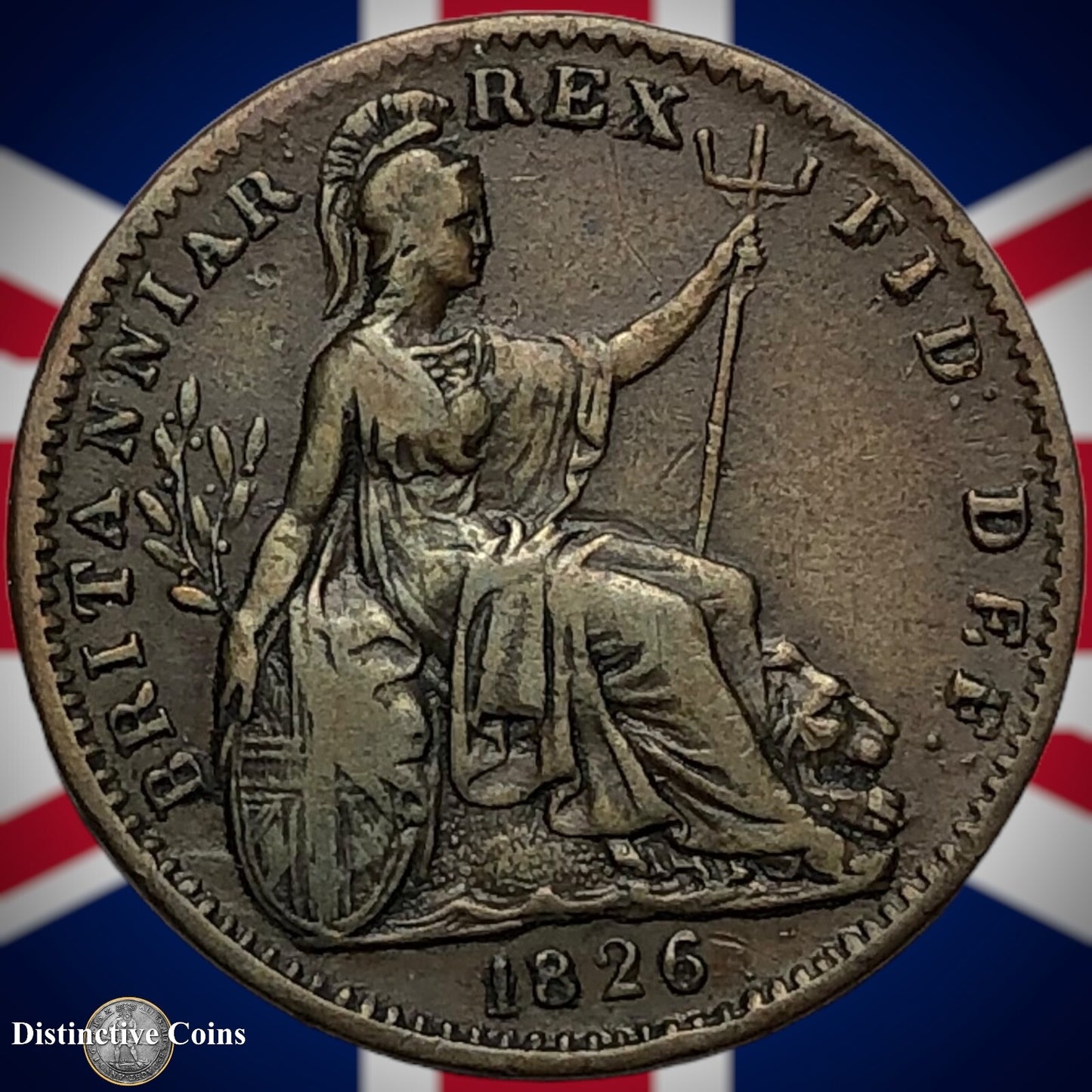 Great Britain 1826 Farthing 1/4d GB3320