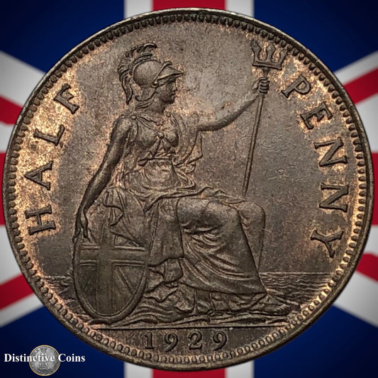 Great Britain 1929 Half Penny 1/2d GB5951
