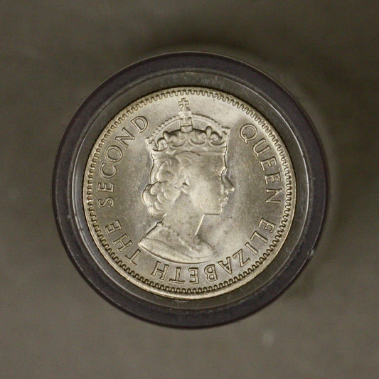 Malaya British North Borneo 1961 KN 5 Cents Gem unc