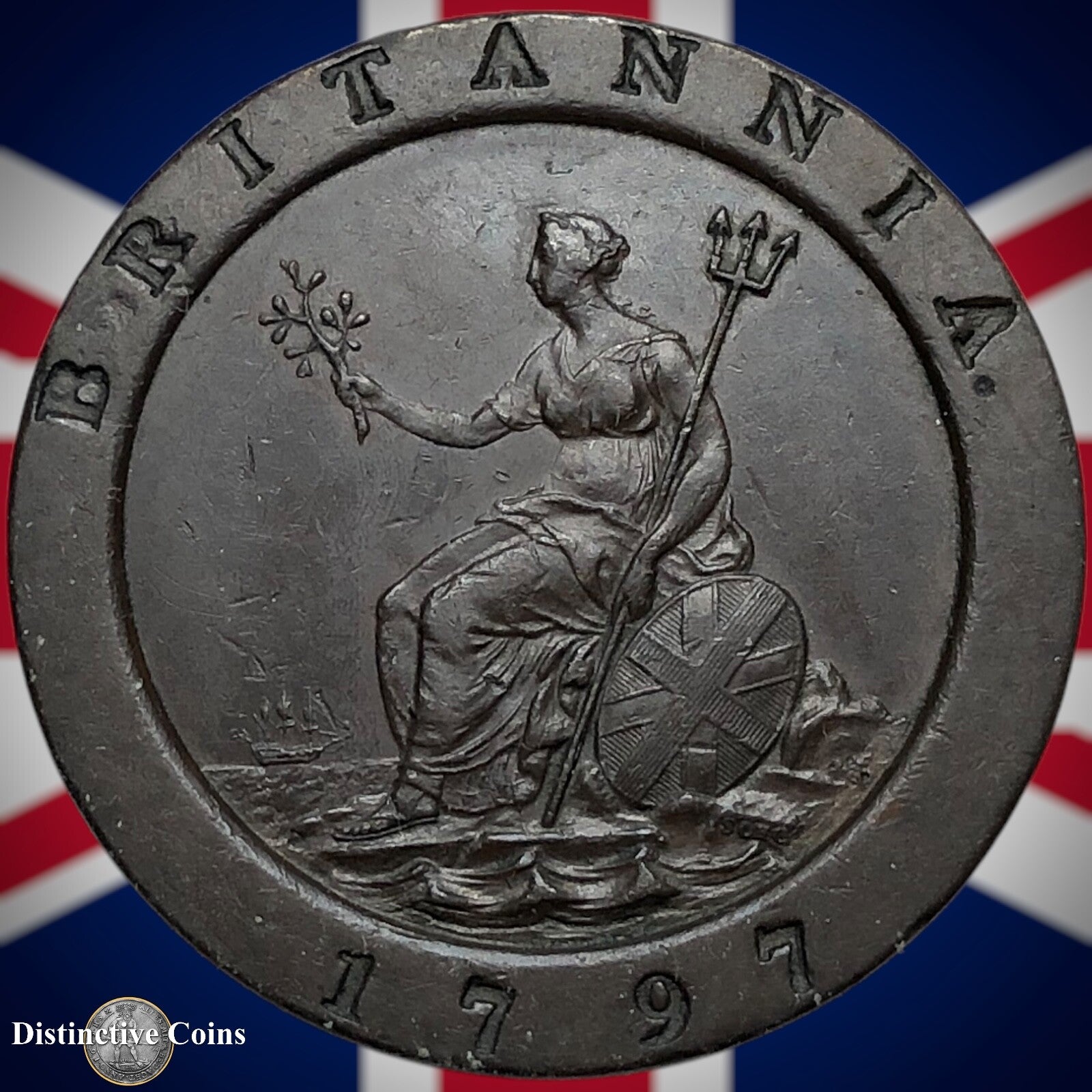 Great Britain 1797 Two Pence 2d GB7360