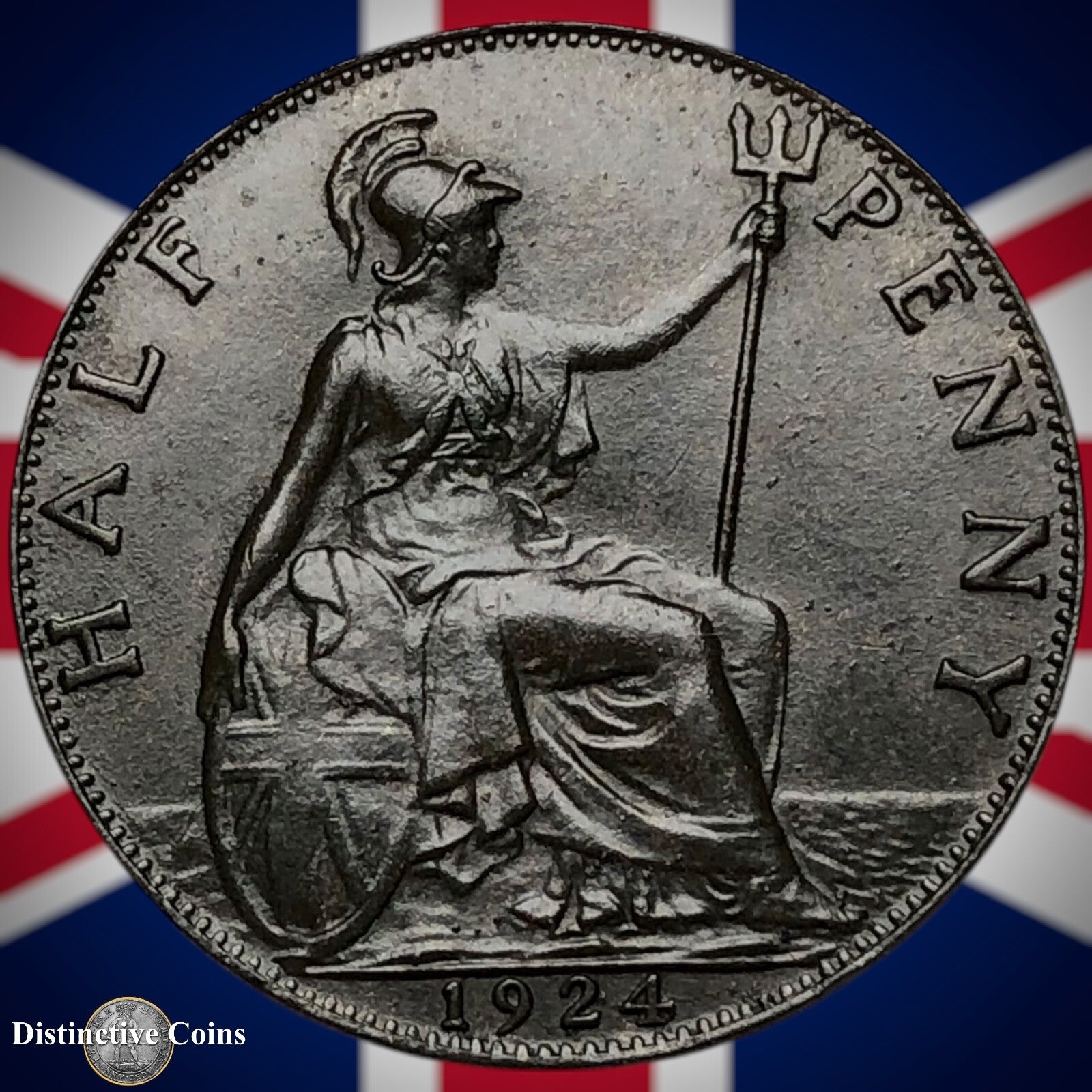 Great Britain 1924 Half Penny 1/2d GB5909