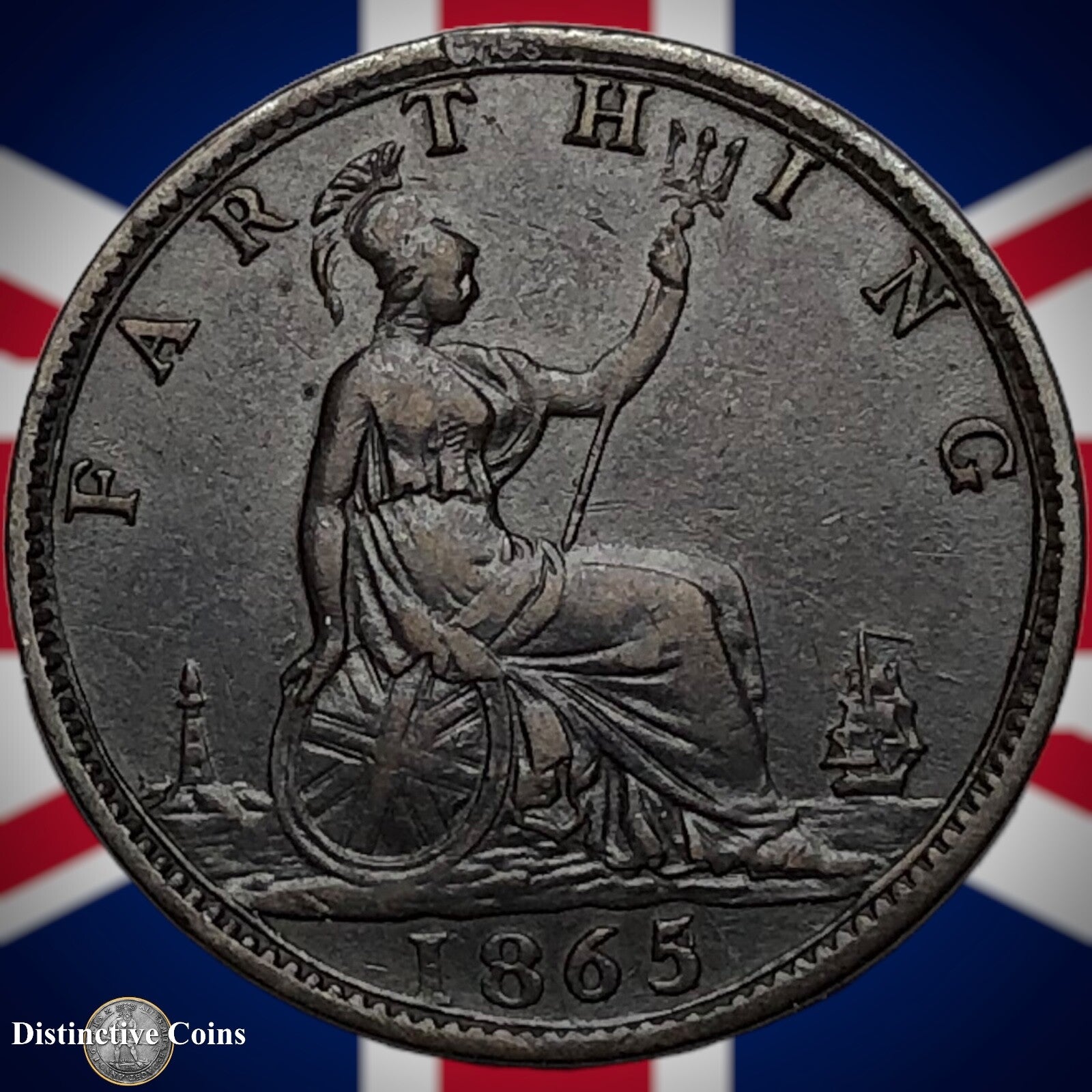 Great Britain 1865/2 Farthing 1/4d GB3544