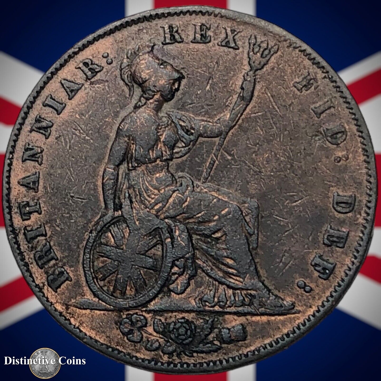 Great Britain 1827 Half Penny 1/2d GB5212