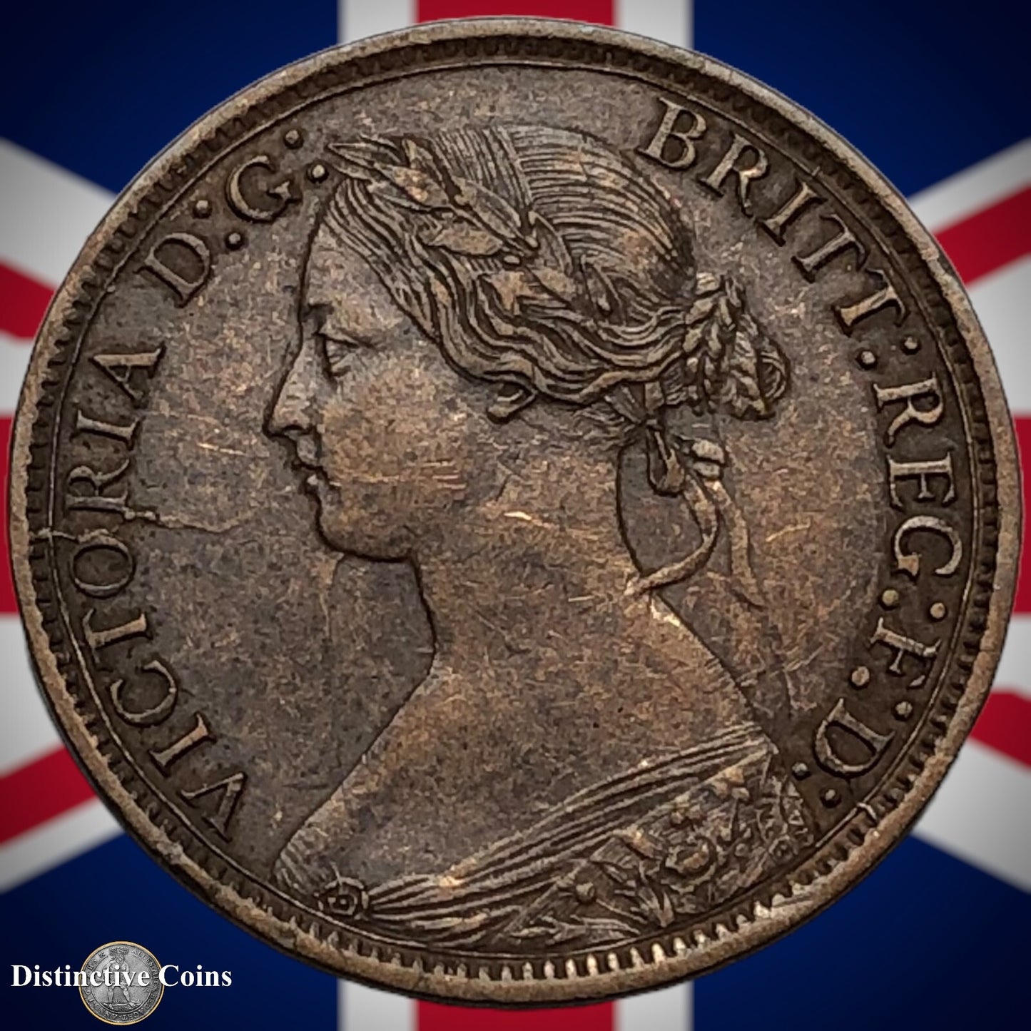 Great Britain 1866 Farthing 1/4d GB3572
