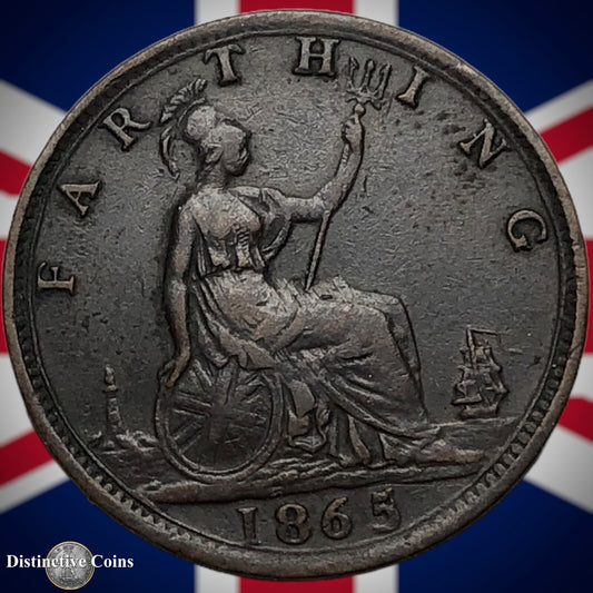 Great Britain 1865/2 Farthing 1/4d GB3542