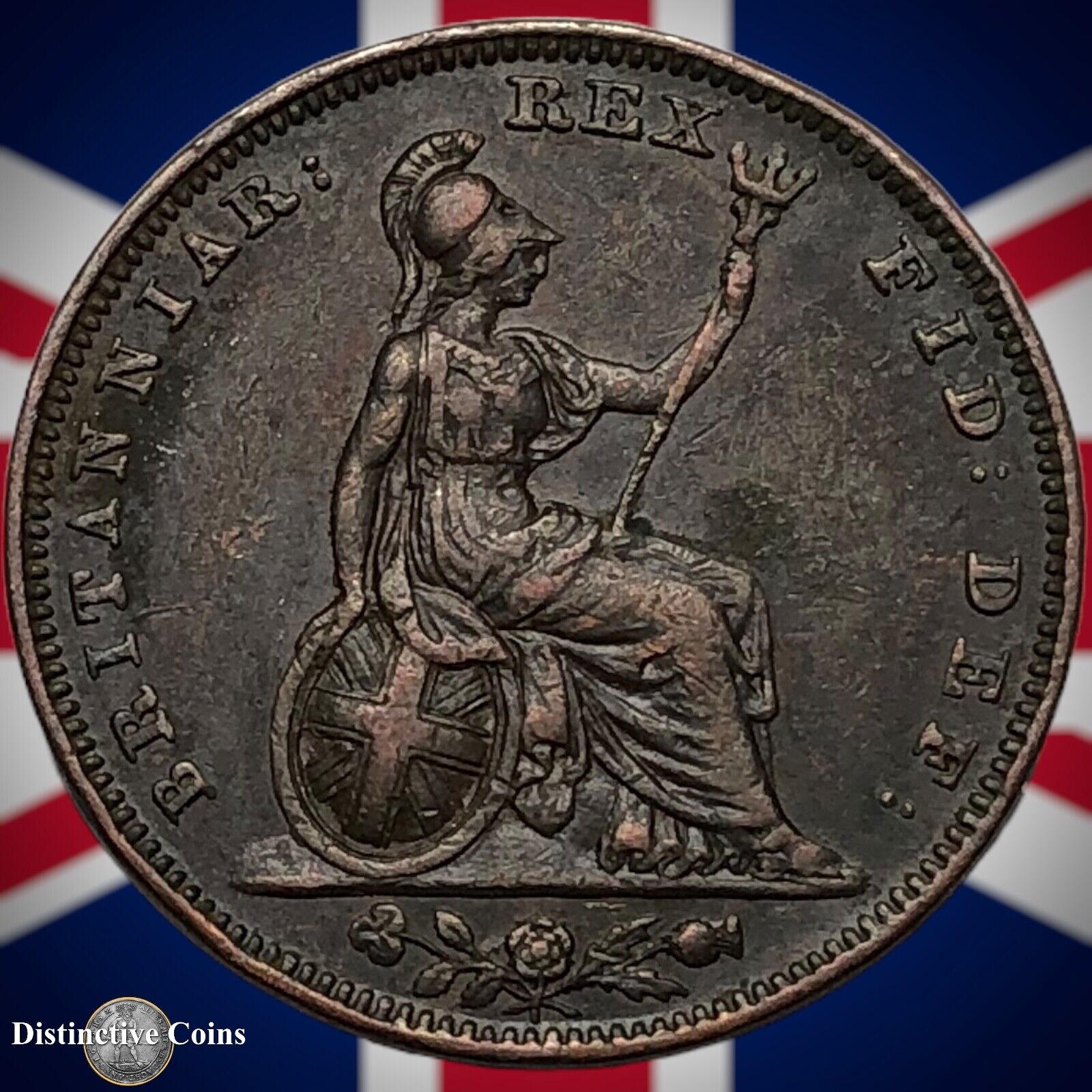 Great Britain 1835 Farthing 1/4d GB3373