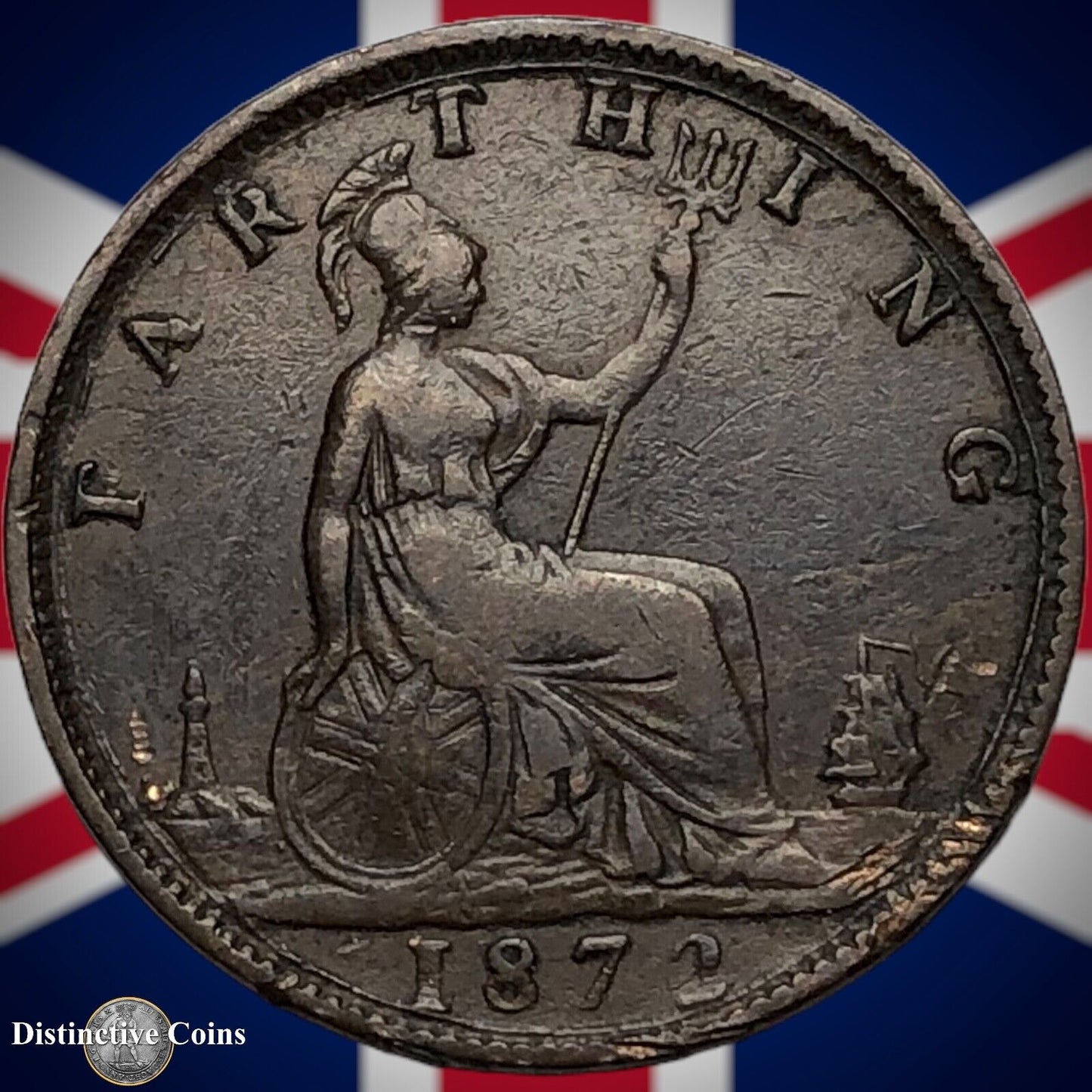 Great Britain 1872 Farthing 1/4d GB3658