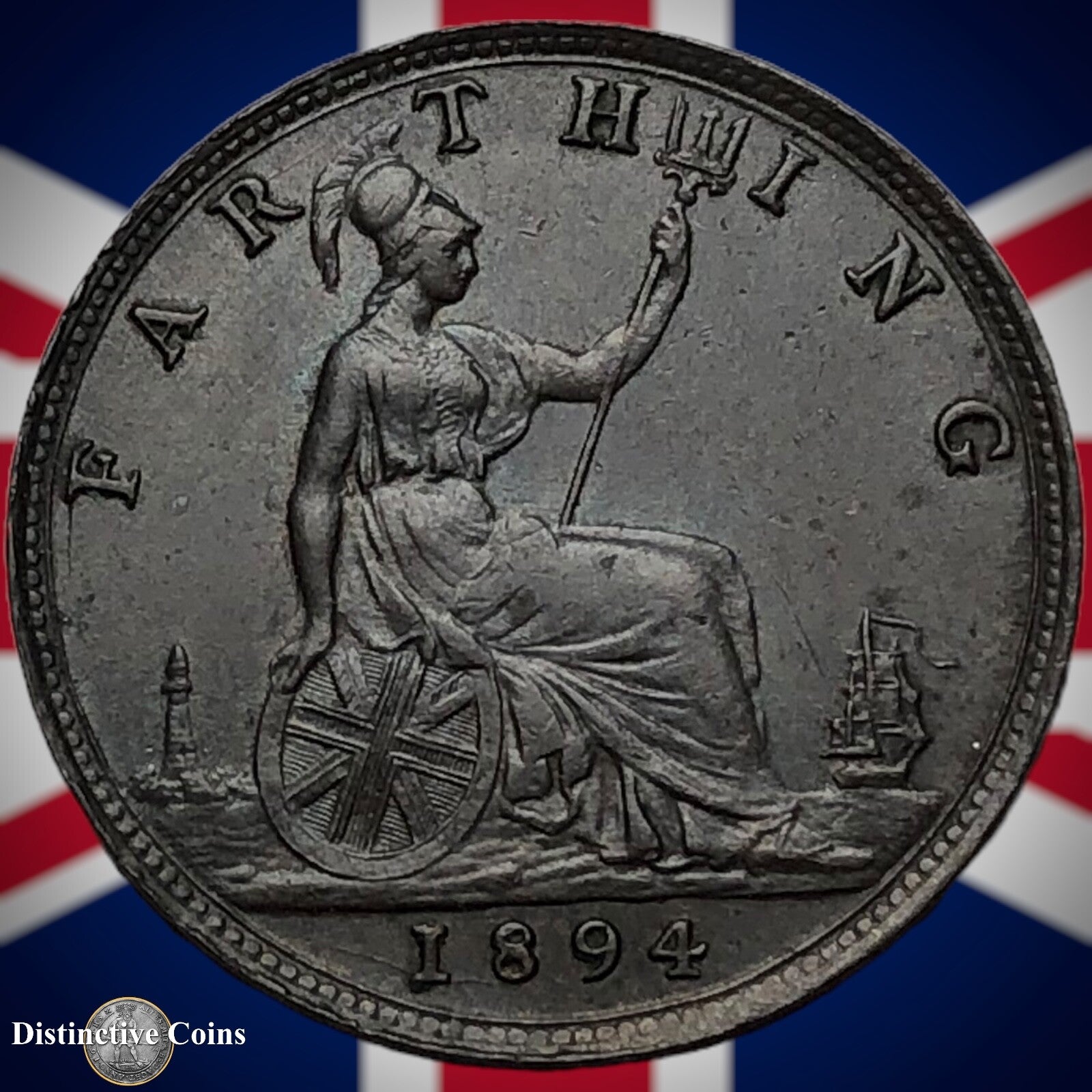 Great Britain 1894 Farthing 1/4d GB4382