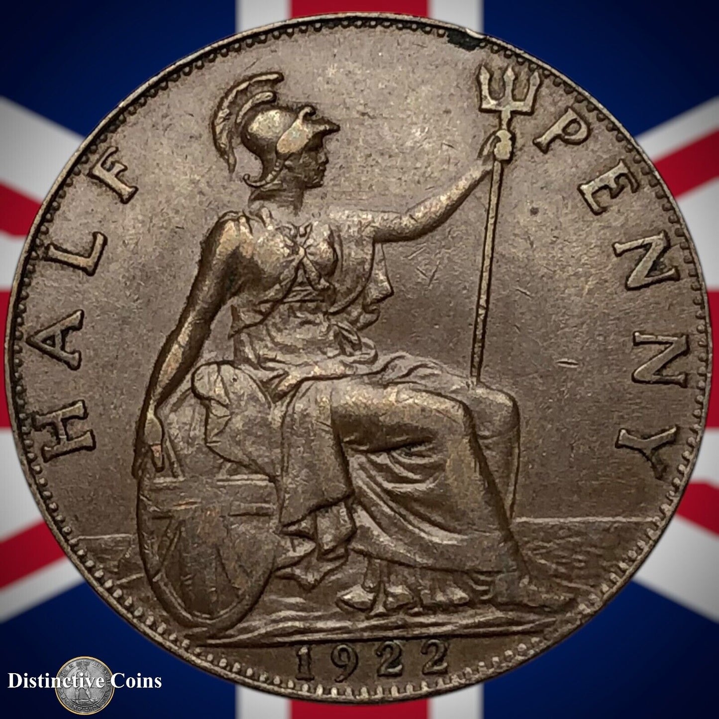 Great Britain 1922 Half Penny 1/2d GB5895