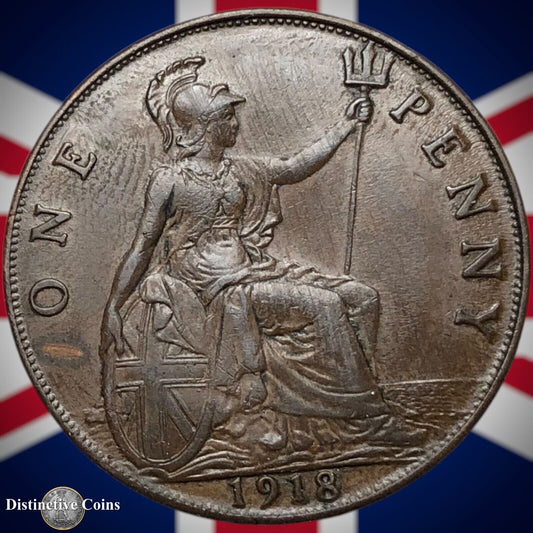 Great Britain 1918 Penny 1d GB6869