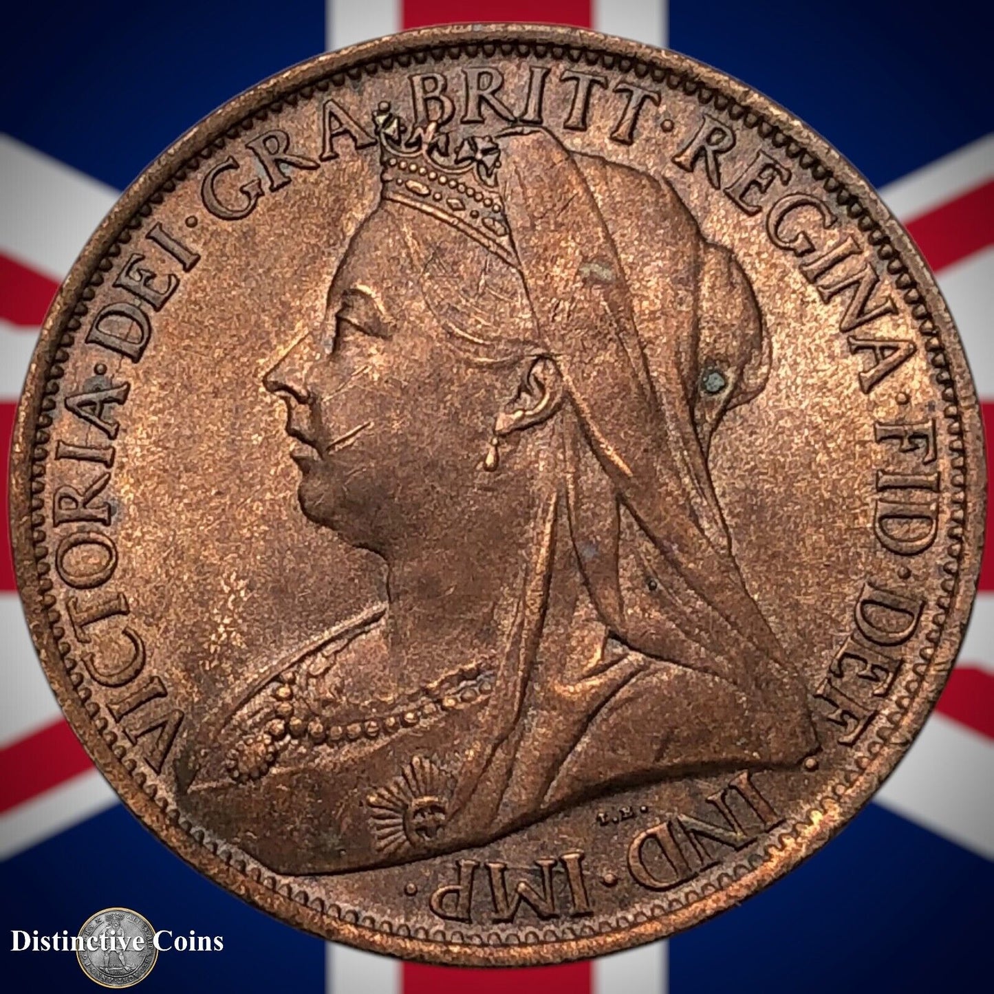 Great Britain 1901 Penny 1d GB6661