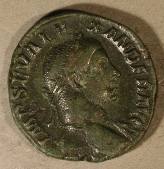 ANCIENT ROME Severus Alexander 222-235AD Bronze Sestertius ROME MINT   #B206