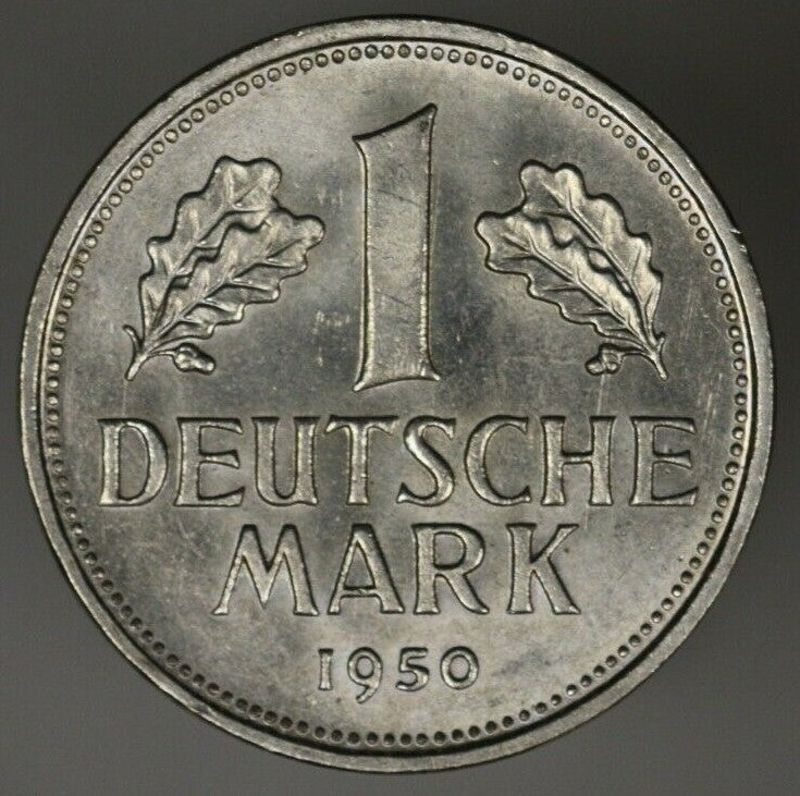 Germany 1950 J 1 Mark Gem BU  A2729