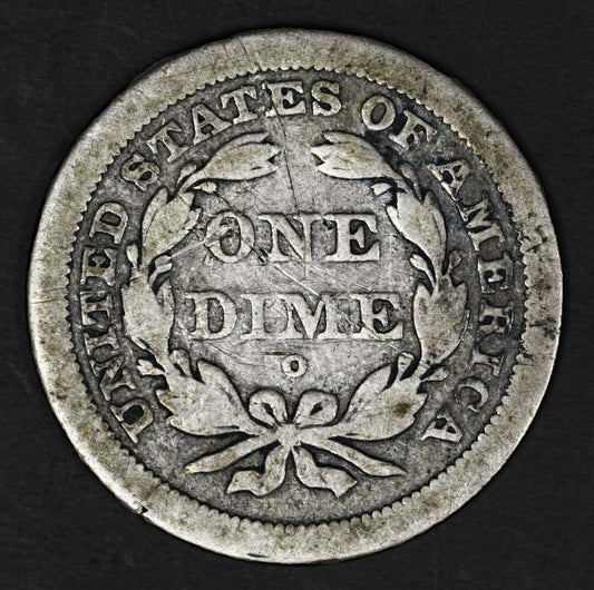US 1842 O Seated Liberty Dime  A3223