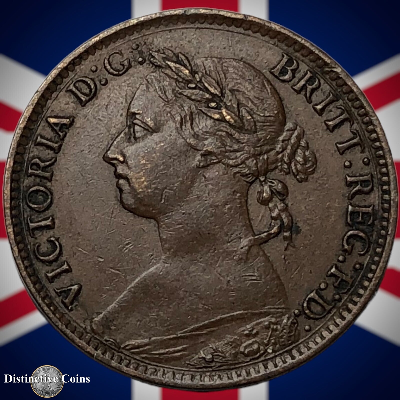 Great Britain 1886 Farthing 1/4d GB4193