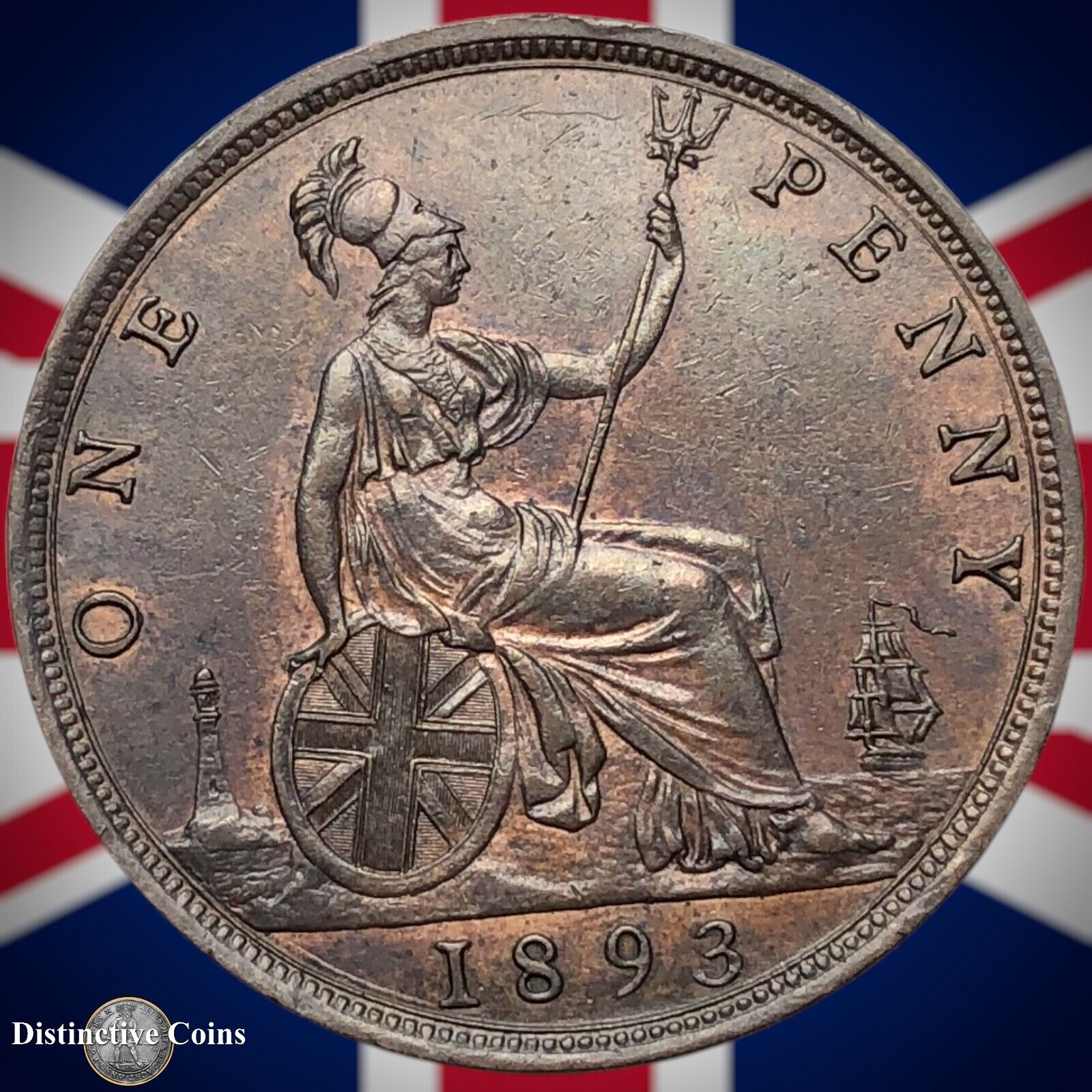 Great Britain 1893 Penny 1d GB6573