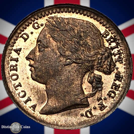 Great Britain 1885 Third Farthing 1/3 Penny GB3029