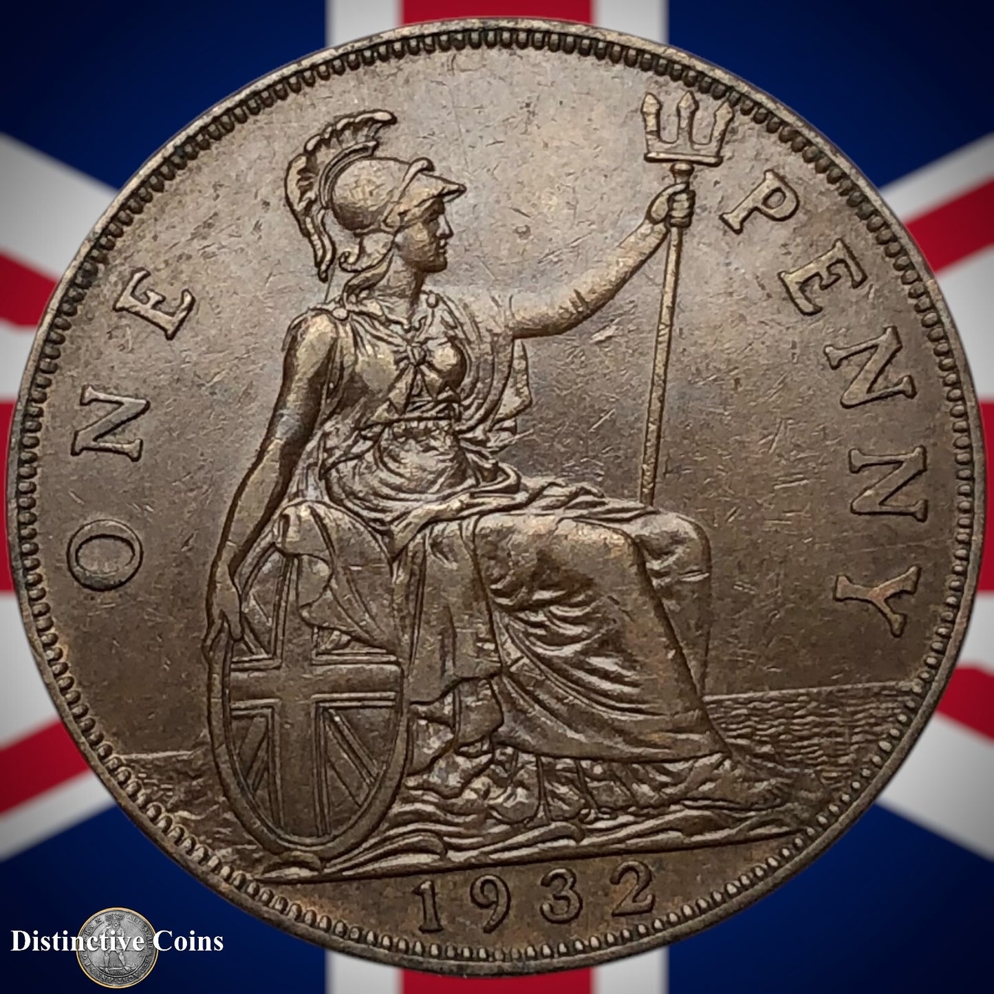 Great Britain 1932 Penny 1d GB7136