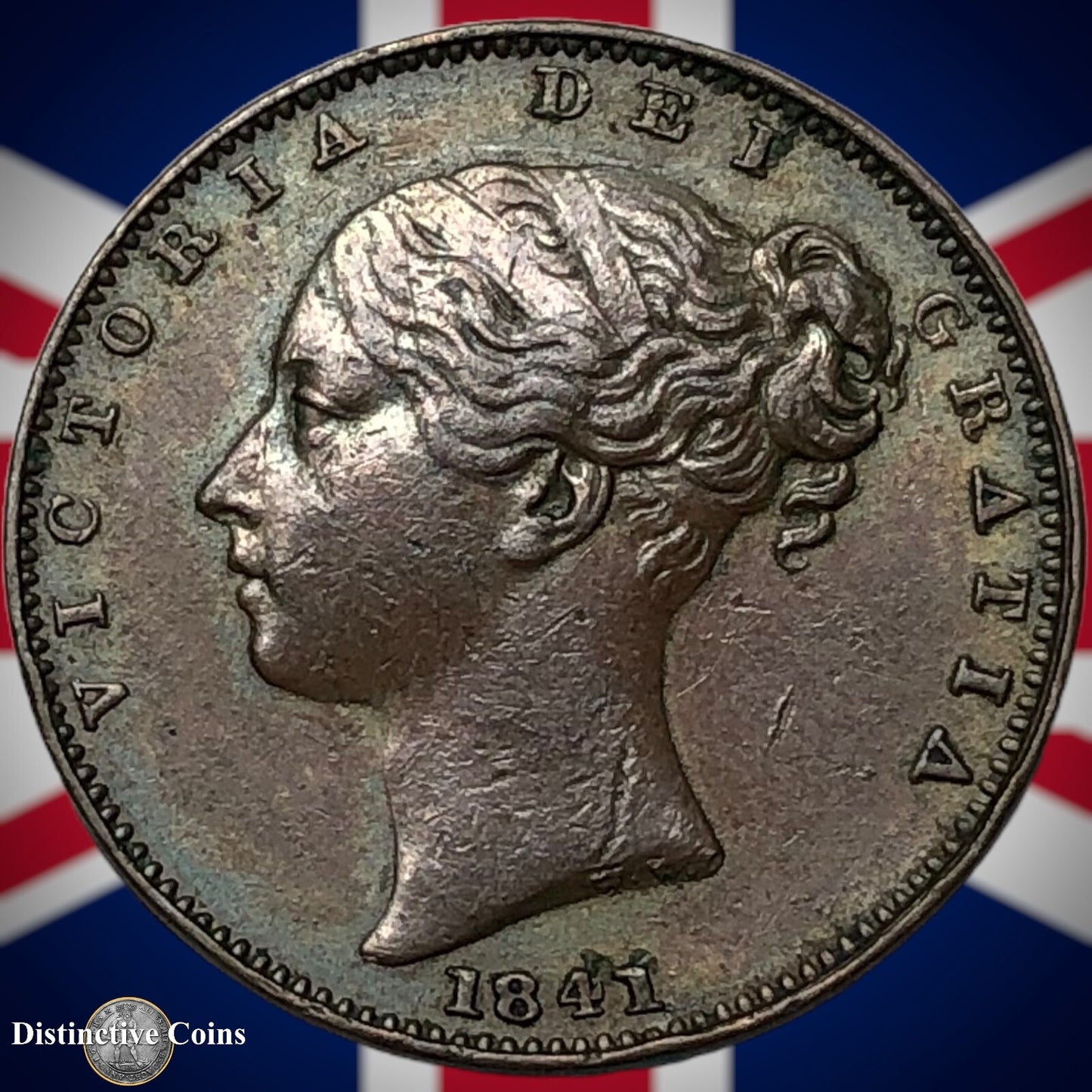 Great Britain 1841 Farthing 1/4d GB3404