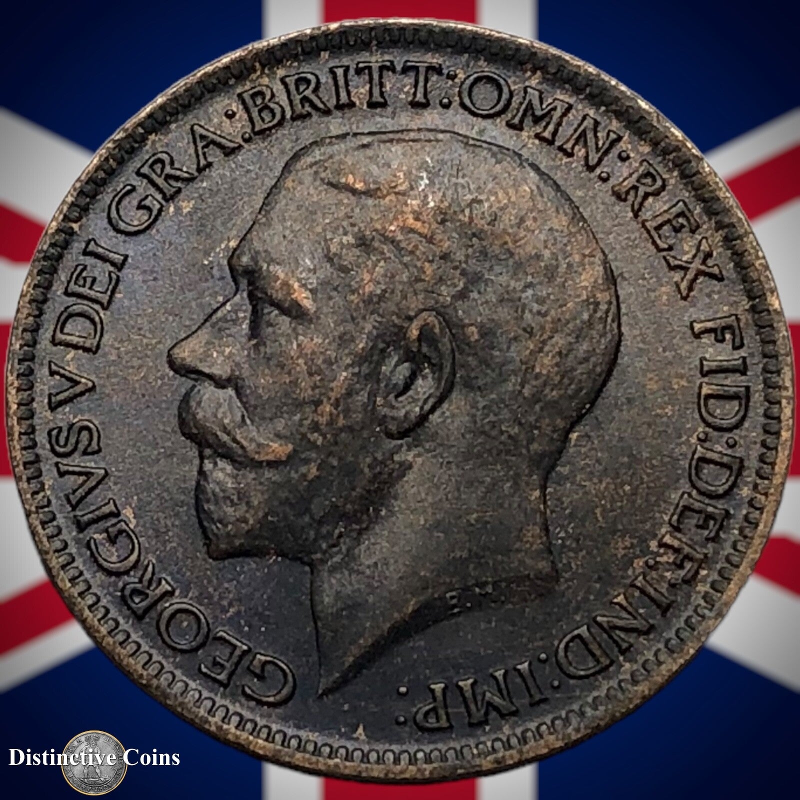 Great Britain 1917 Farthing 1/4d GB4681