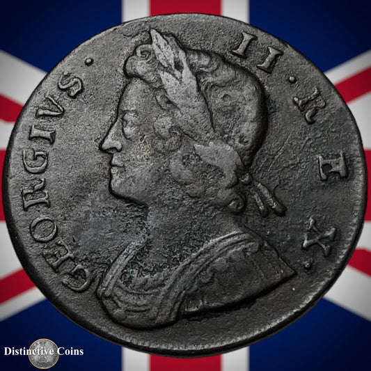 Great Britain 1737 Half Penny 1/2d GB5068