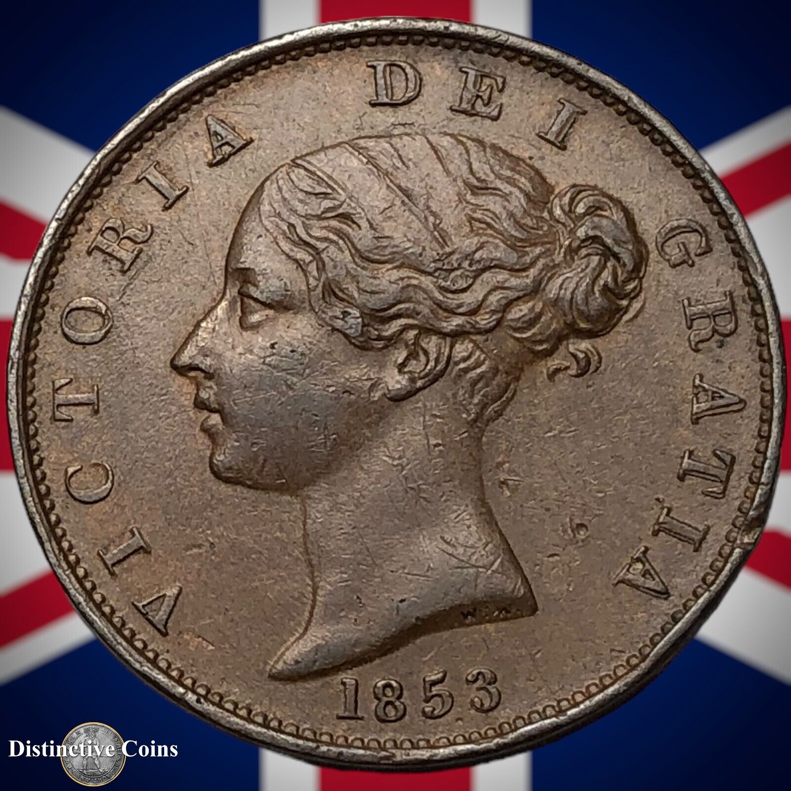 Great Britain 1853 Half Penny 1/2d GB5261