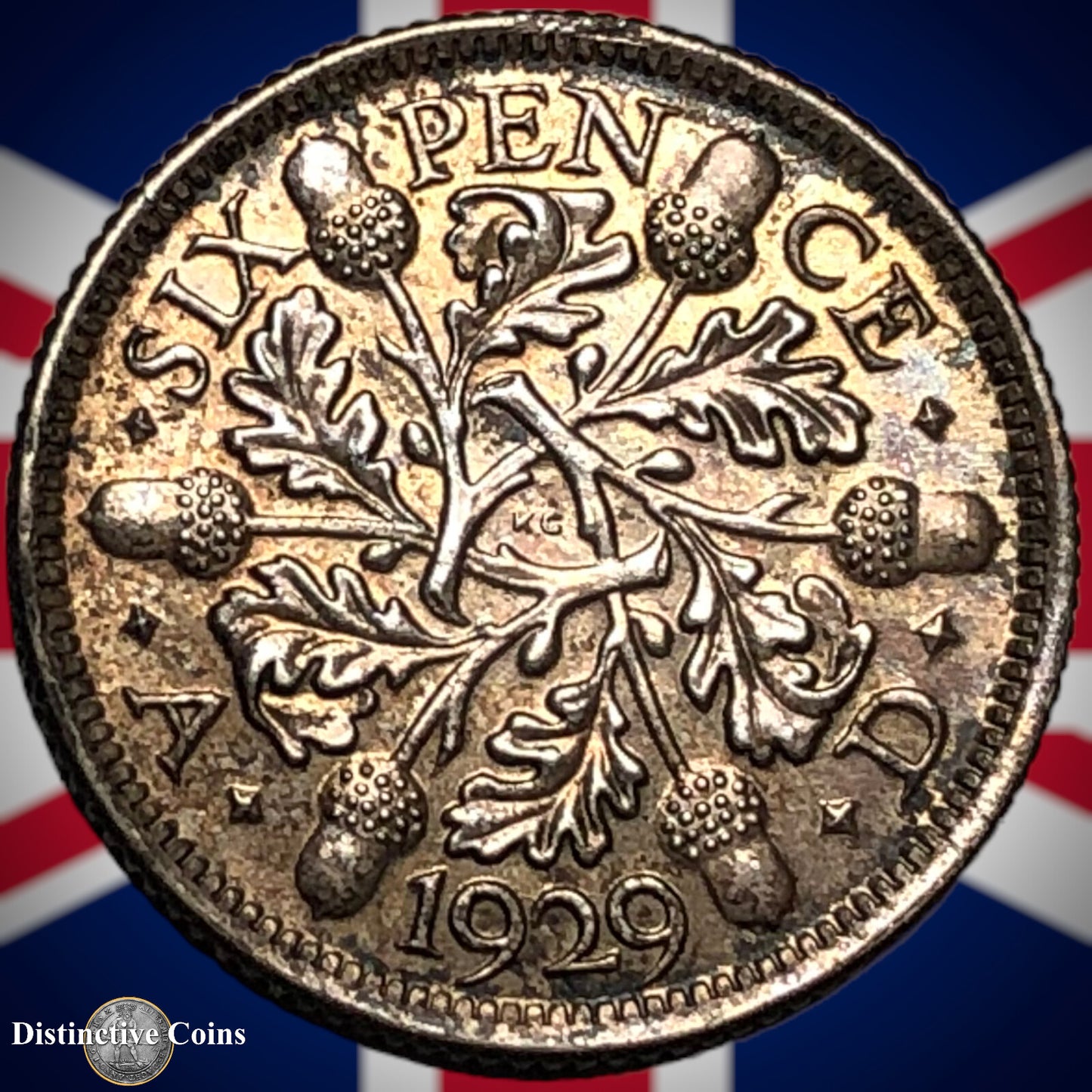 Great Britain 1929 Six Pence GB1693