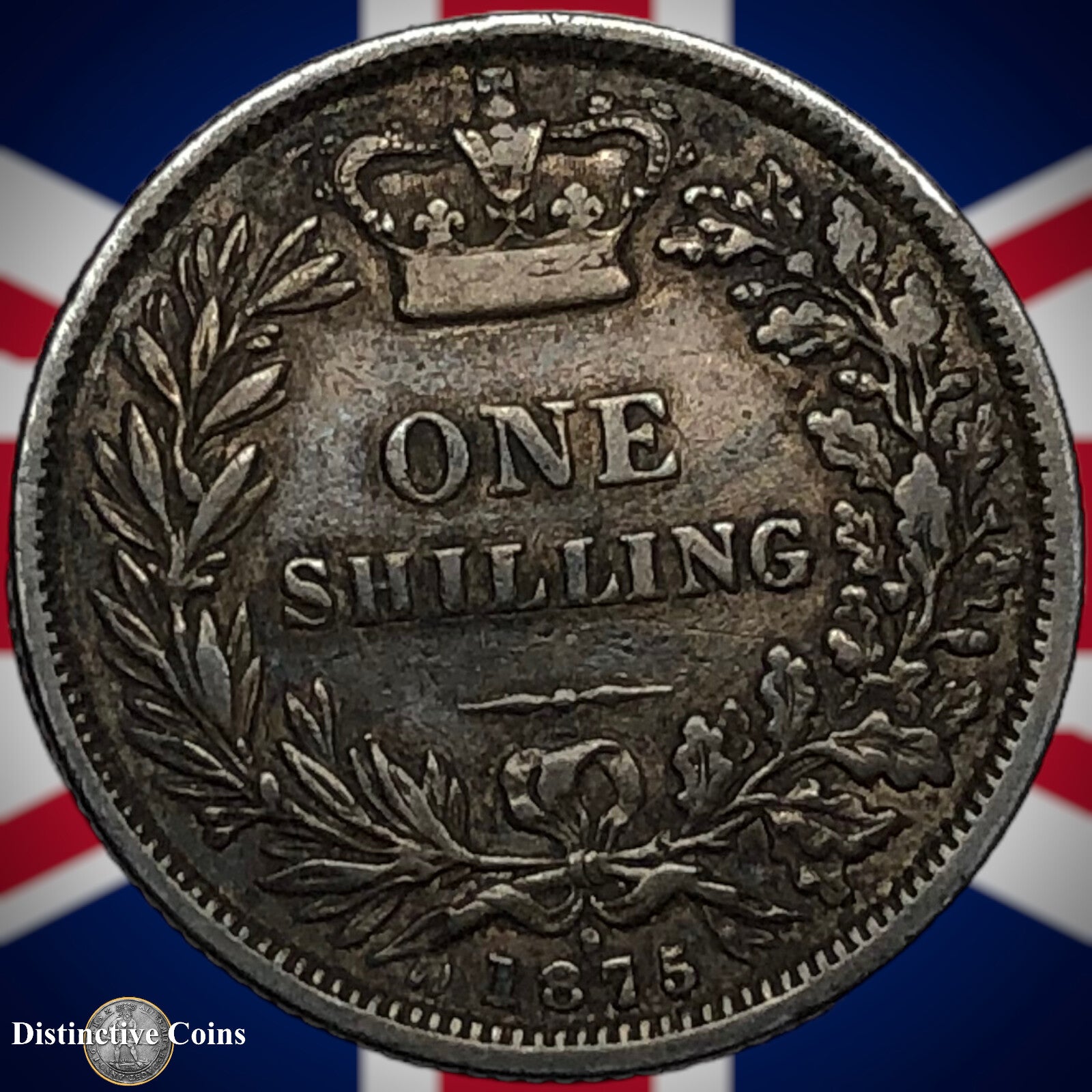 Great Britain 1875 British One Shilling GB0364