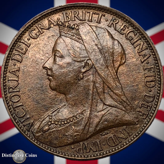 Great Britain 1897 Farthing 1/4d GB4451