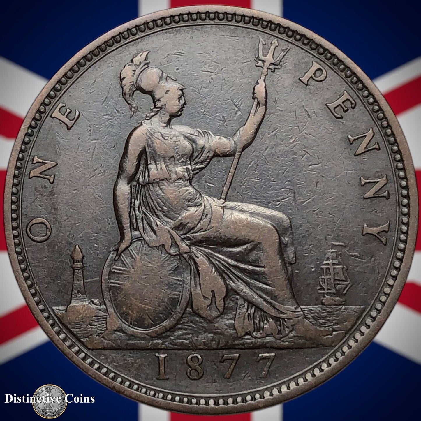 Great Britain 1877 Penny 1d GB6393