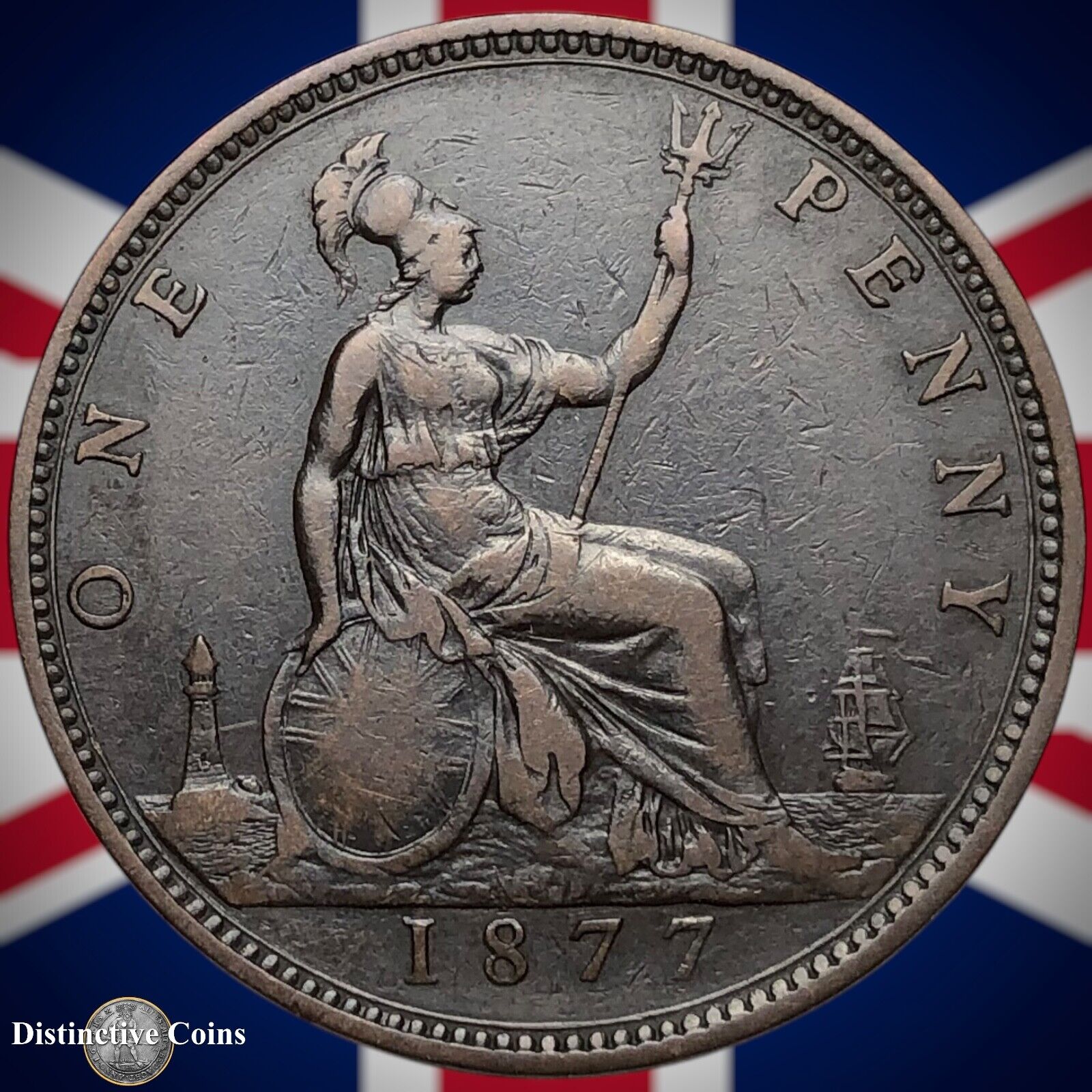 Great Britain 1877 Penny 1d GB6393
