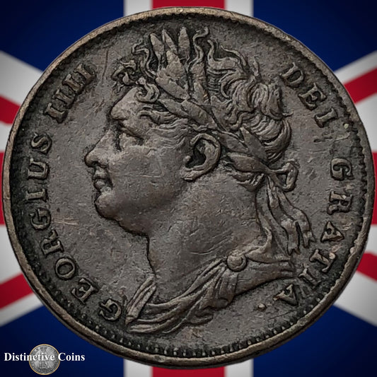 Great Britain 1822 Farthing 1/4d GB3246