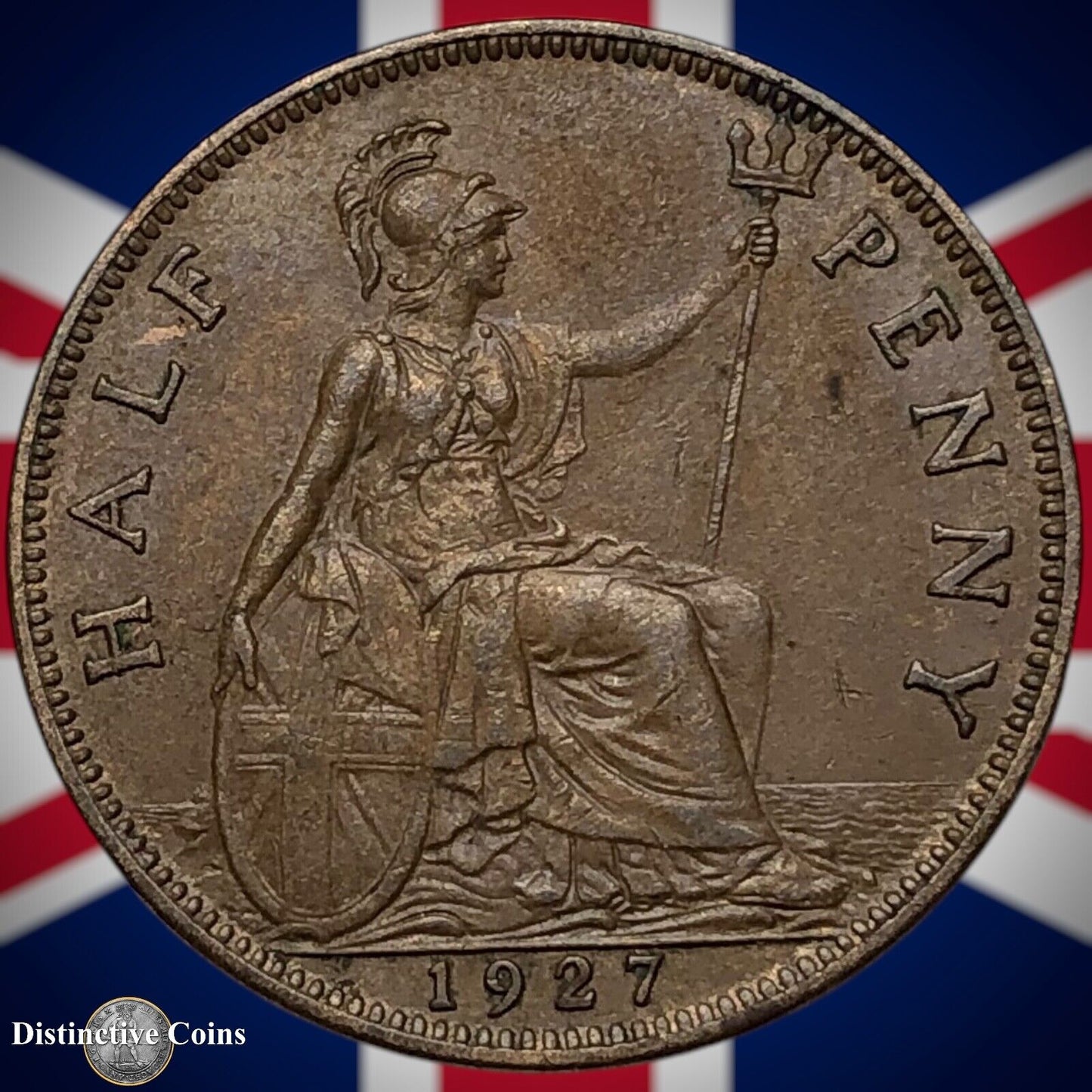 Great Britain 1927 Half Penny 1/2d GB5929