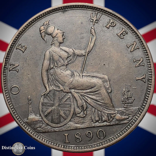 Great Britain 1890 Penny 1d GB6508