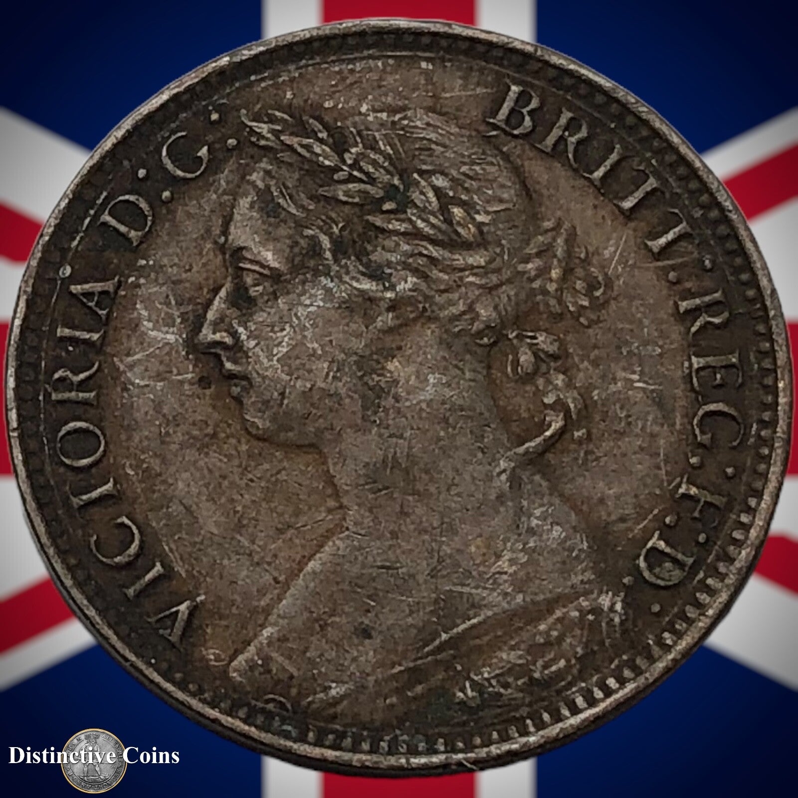 Great Britain 1884 Farthing 1/4d GB4094