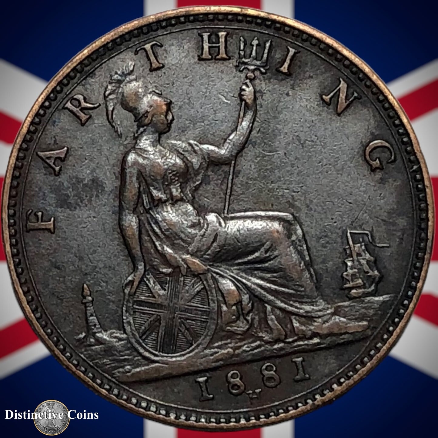 Great Britain 1881 H Farthing 1/4d GB3952
