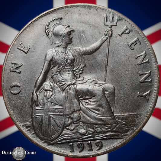 Great Britain 1919 Penny 1d GB6913