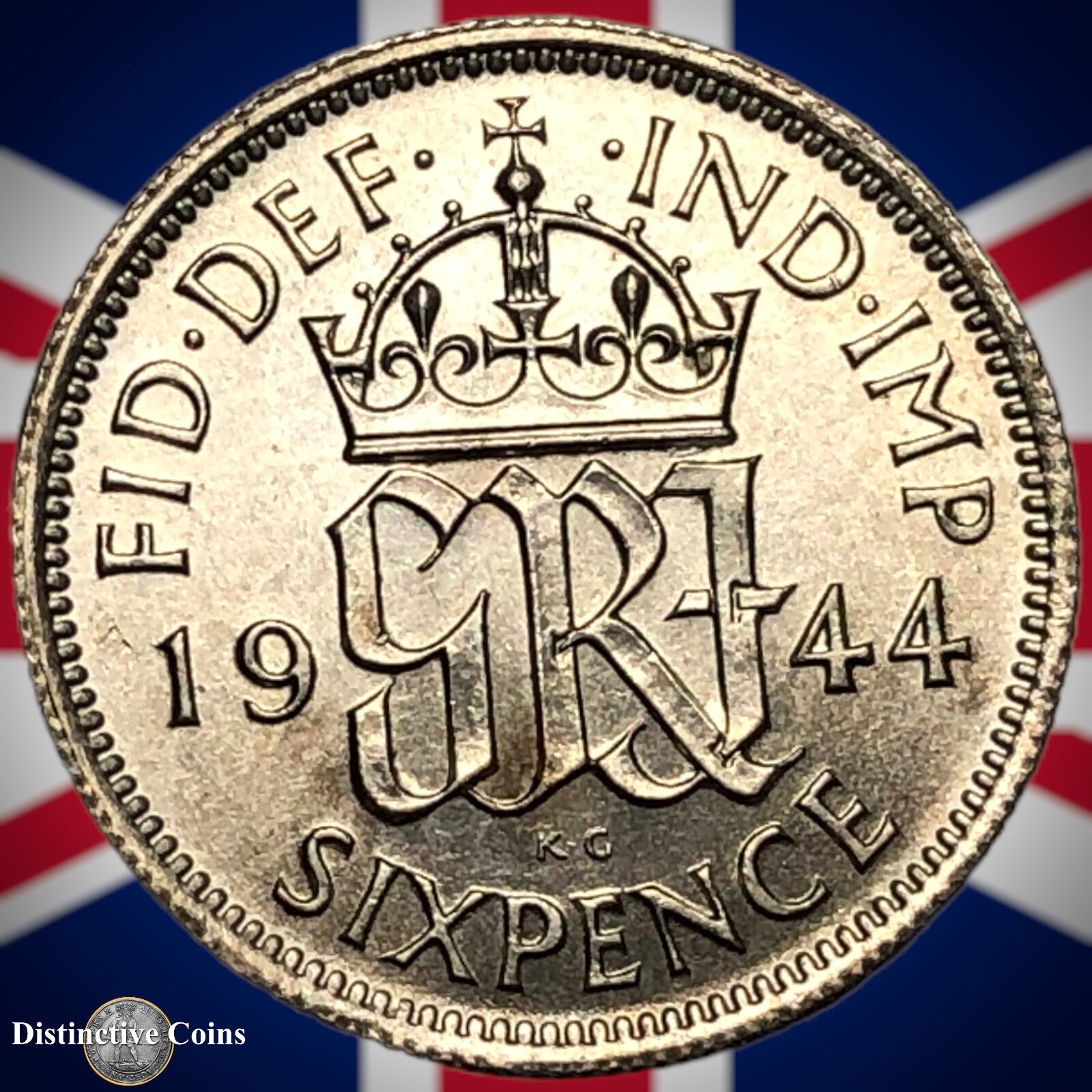 Great Britain 1944 Six Pence GB1748