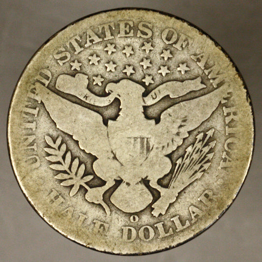 Barber Half Dollar 1904 O