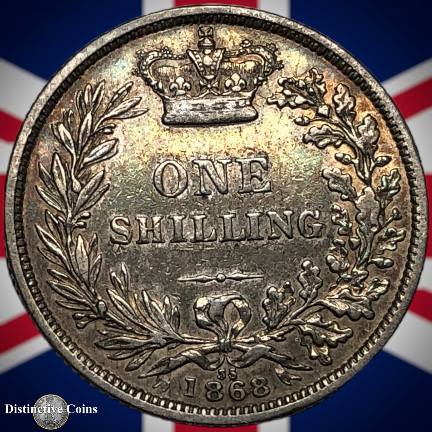 Great Britain 1868 British One Shilling GB0302