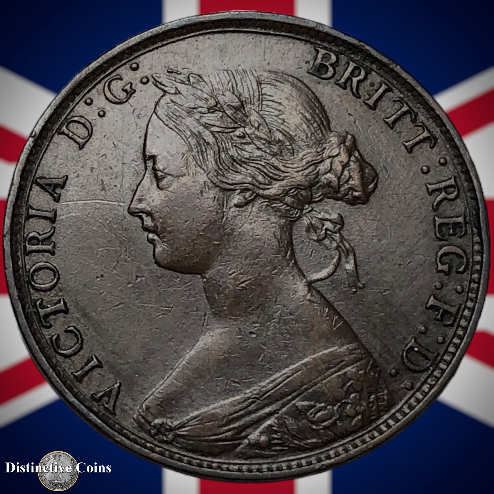 Great Britain 1861 Half Penny 1/2d GB5384