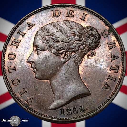 Great Britain 1858 Half Penny 1/2d GB5338