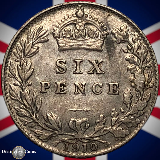 Great Britain 1910 Six Pence GB1555